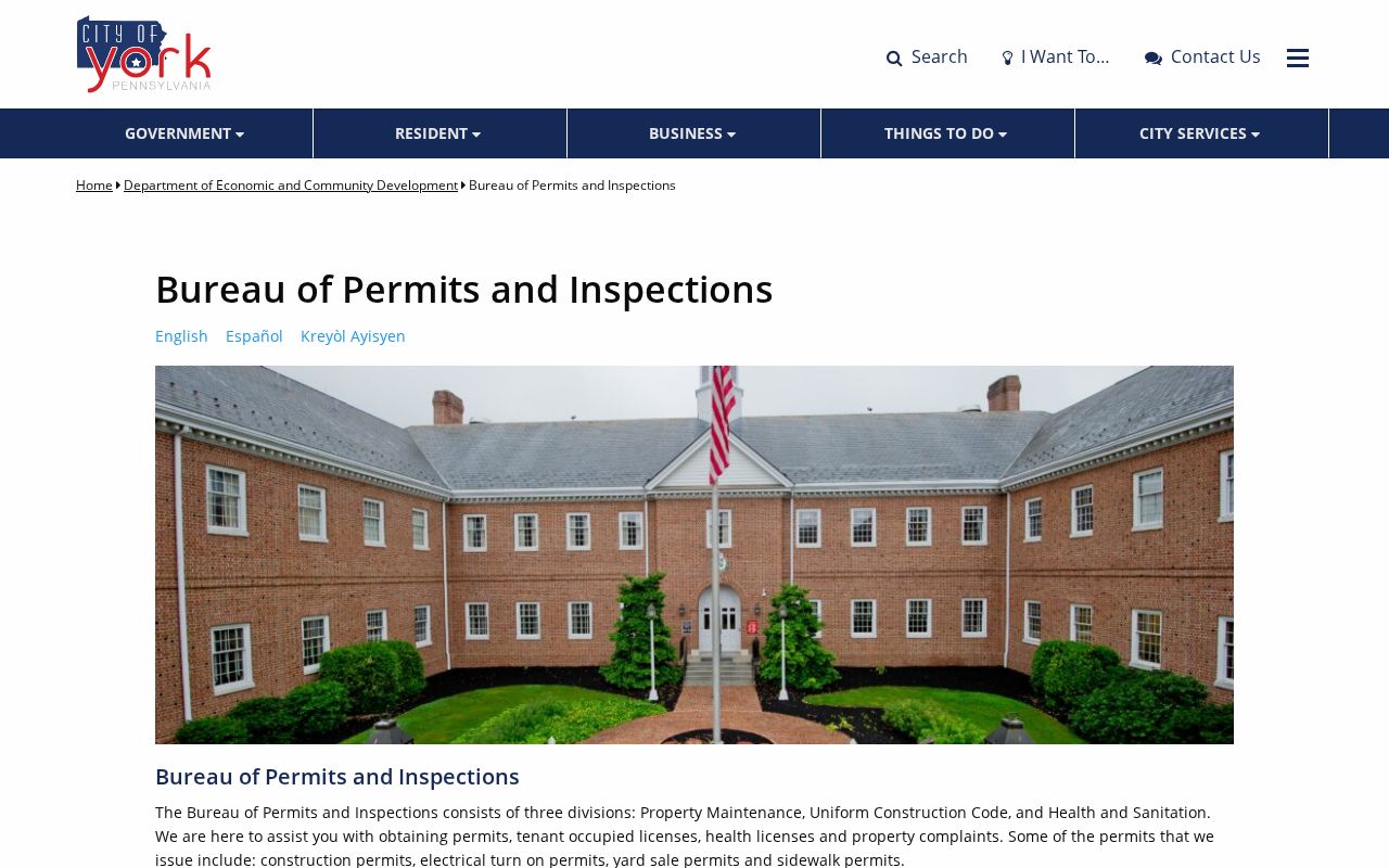York street directory City permit records service