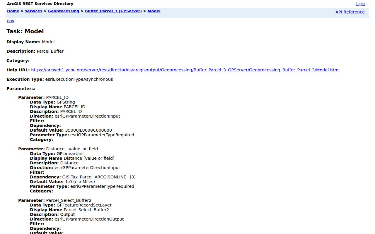York neighbors Buffer Parcel GIS tool screen